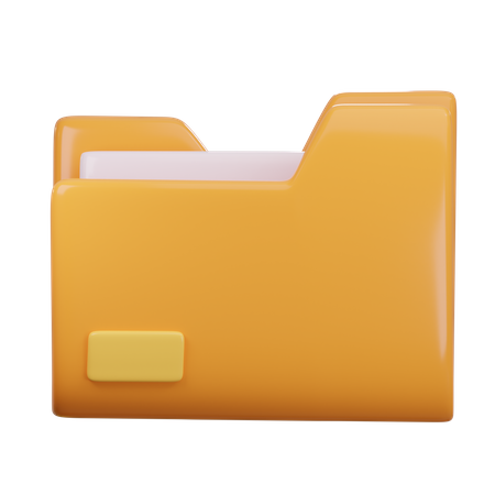 Carpeta de archivos  3D Icon