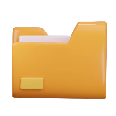 Carpeta de archivos  3D Icon