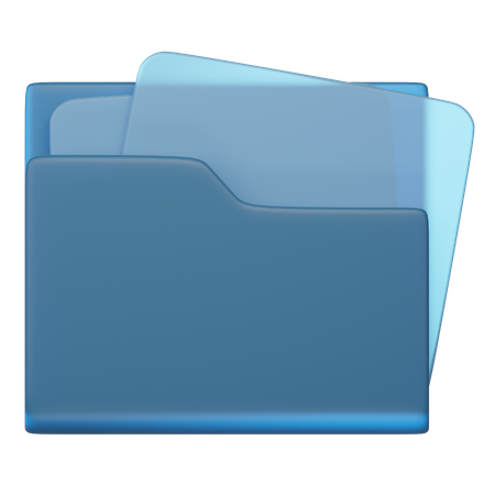 Carpeta de archivos  3D Icon