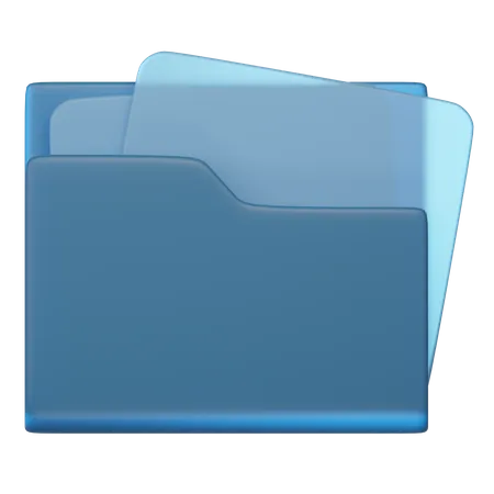 Carpeta de archivos  3D Icon