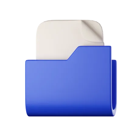 Carpeta de archivos  3D Icon