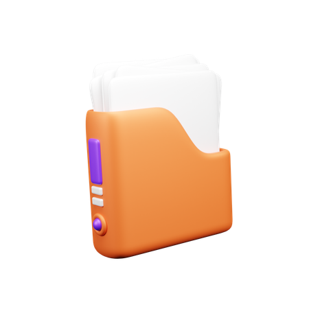 Carpeta de archivos  3D Icon