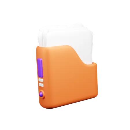 Carpeta de archivos  3D Icon