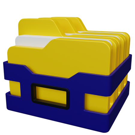 Carpeta de archivos  3D Icon