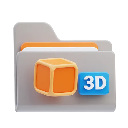 Carpeta de archivos 3D  3D Icon