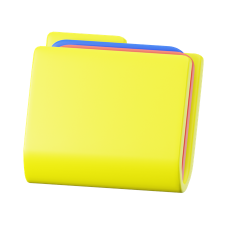 Carpeta de archivos  3D Icon