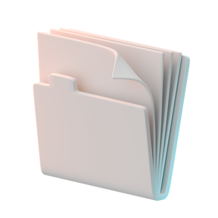 Carpeta de archivos  3D Icon