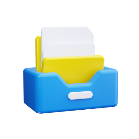 Carpeta de archivos  3D Icon