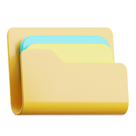 Carpeta de archivos  3D Icon