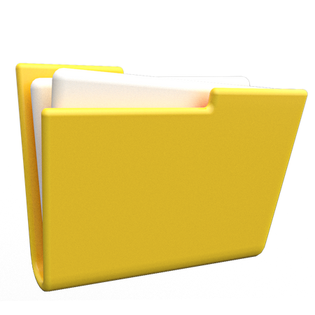 Carpeta de archivos  3D Icon