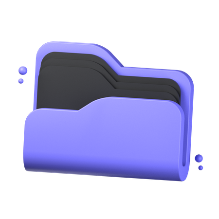 Carpeta de archivos  3D Icon