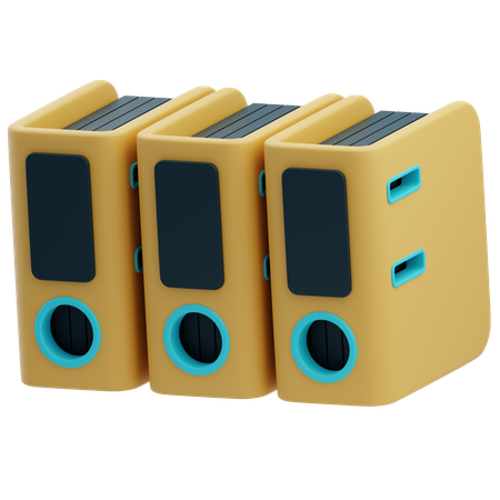 Carpeta de archivos  3D Icon