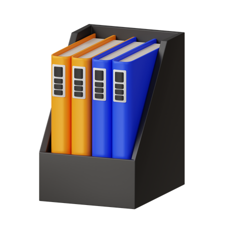 Carpeta de archivos con almacenamiento  3D Icon