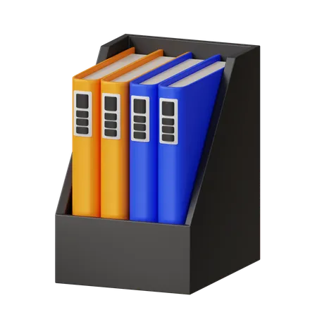 Carpeta de archivos con almacenamiento  3D Icon