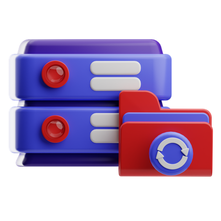 Carpeta de base de datos  3D Icon