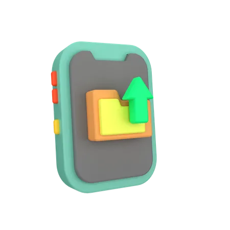 Subir carpeta  3D Icon