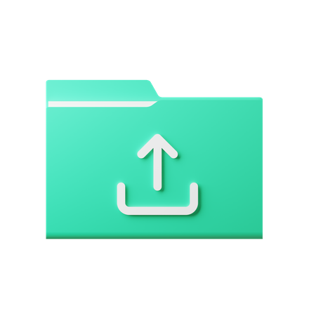 Subir carpeta  3D Icon