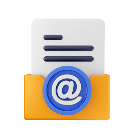 Carpeta de direcciones de correo  3D Icon