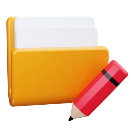 Editar carpeta  3D Icon