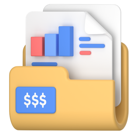 Carpeta de empresa  3D Icon