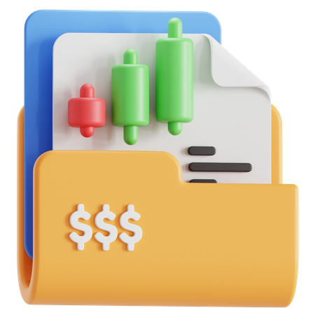 Carpeta de empresa  3D Icon