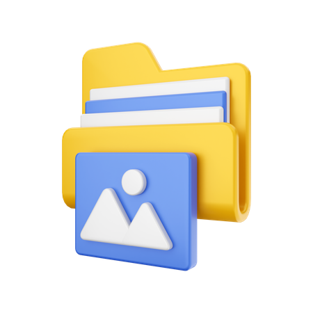 Carpeta de imagen  3D Icon