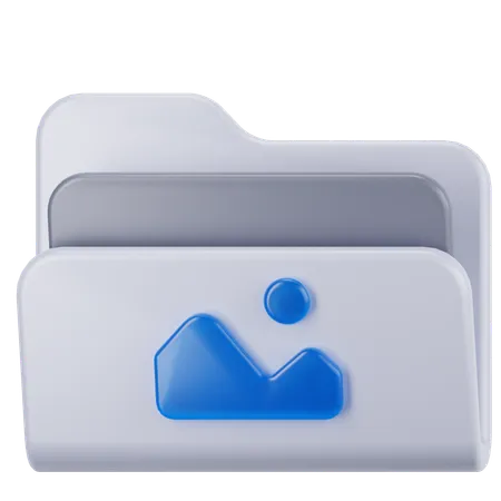 Carpeta de imagen  3D Icon