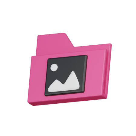 Carpeta de imagen  3D Icon