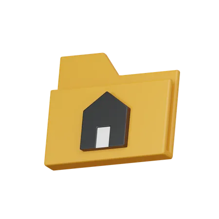 Carpeta de inicio  3D Icon