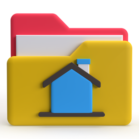 Carpeta de inicio  3D Icon