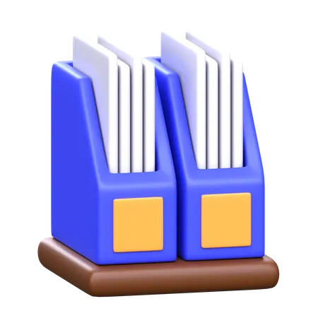 Carpeta de negocios  3D Icon