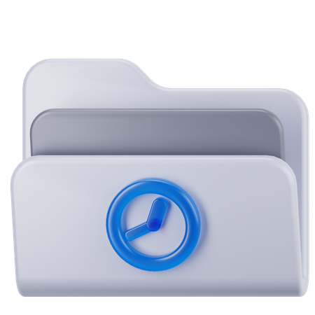 Carpeta de respaldo  3D Icon