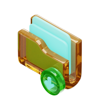 Descarga de carpeta  3D Icon