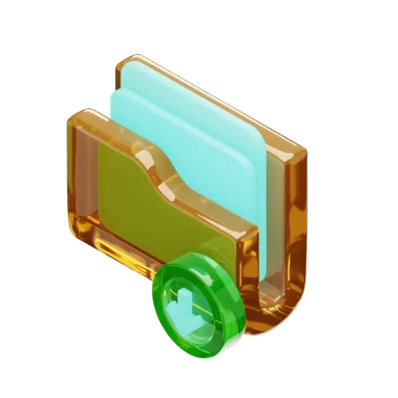 Descarga de carpeta  3D Icon