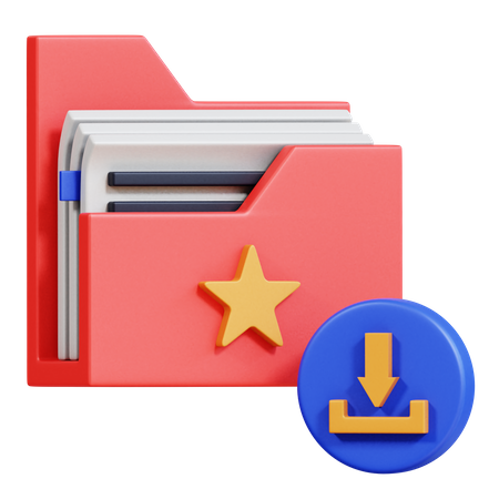 Descarga de carpeta  3D Icon