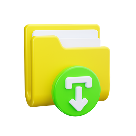 Descarga de carpeta  3D Icon