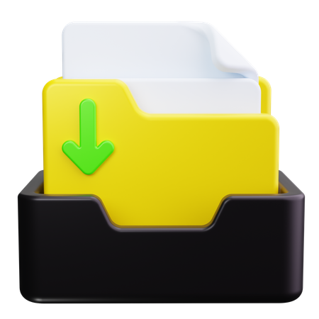 Descarga de carpeta  3D Icon