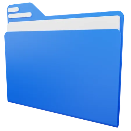 Documento de carpeta  3D Icon