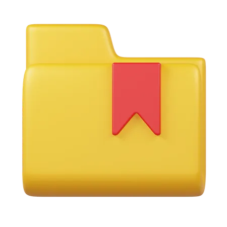 Carpeta favorita  3D Icon