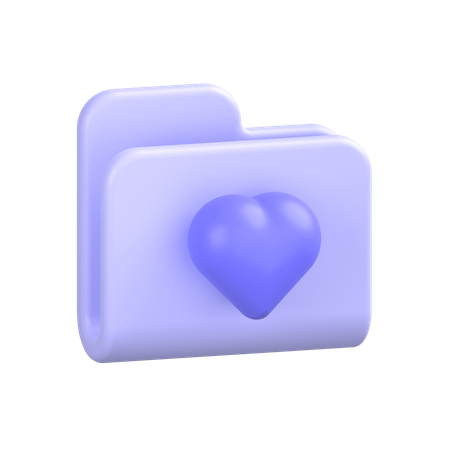 Carpeta favorita  3D Icon