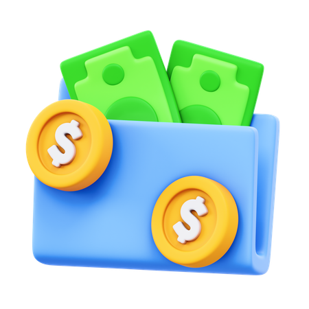 Carpeta de finanzas  3D Icon