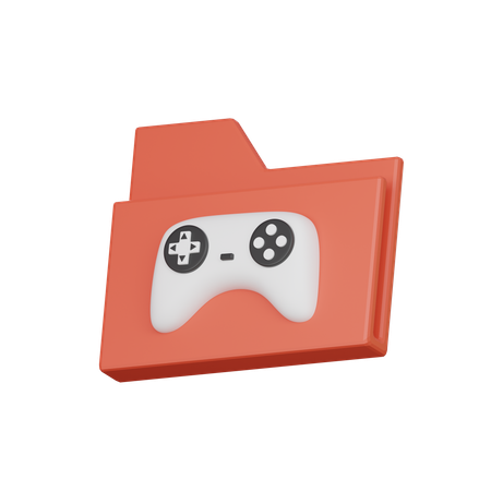 Carpeta del juego  3D Icon