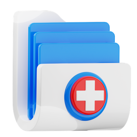 Carpeta medica  3D Icon