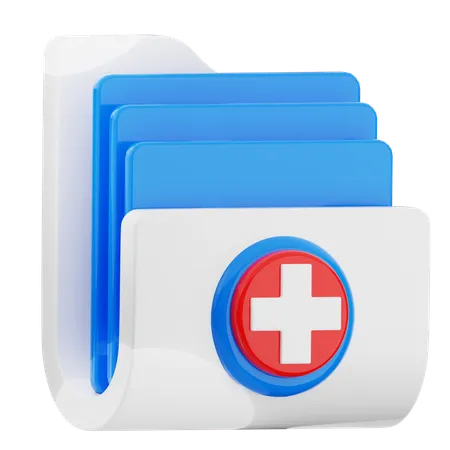 Carpeta medica  3D Icon