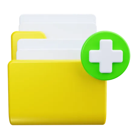 Carpeta medica  3D Icon