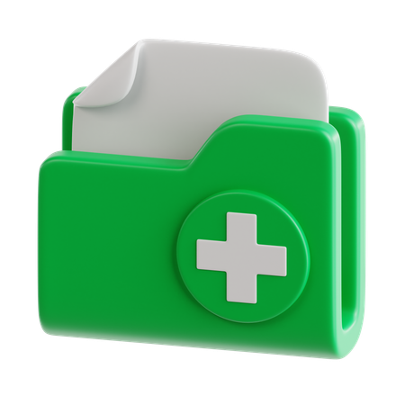 Carpeta medica  3D Icon