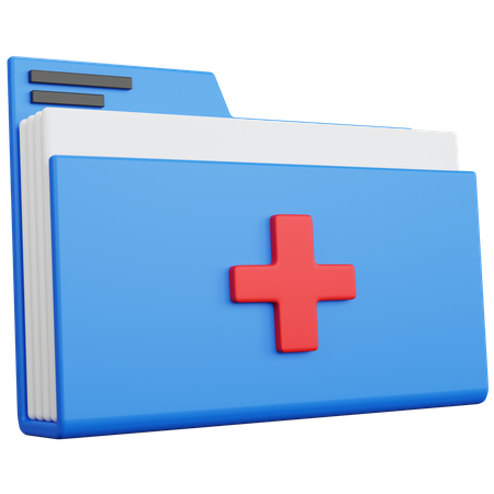 Carpeta medica  3D Icon