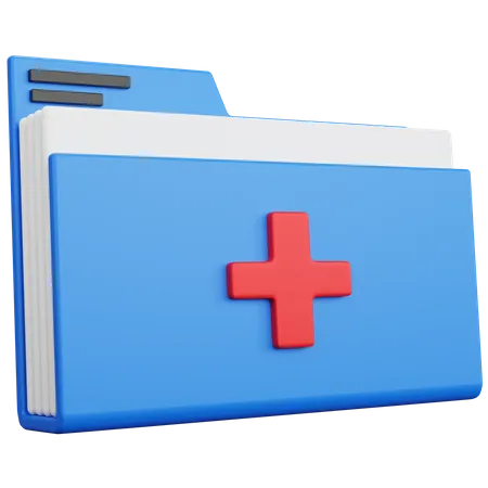 Carpeta medica  3D Icon