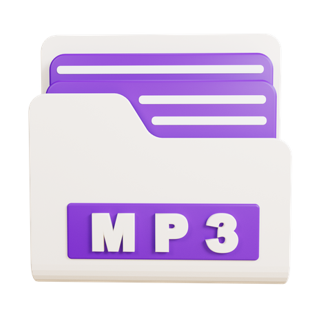 Carpeta mp3  3D Icon