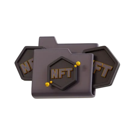 Carpeta nft  3D Icon